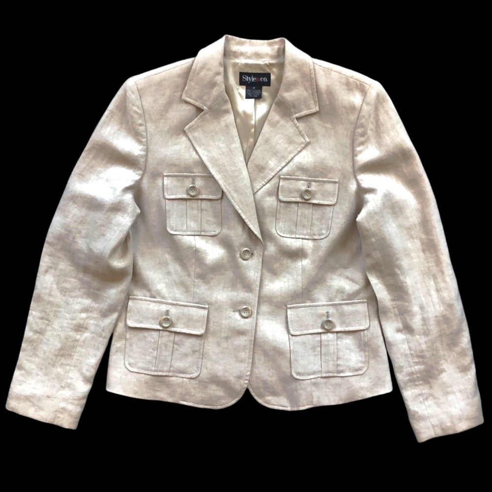 Linen Style & Co. Tan Blazer